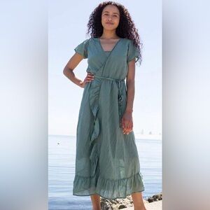 CP Shades Mirabelle Cotton Silk Maxi Dress